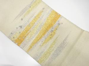 アンティーク　綴れ霞に箔散らし模様織出し袋帯（材料）